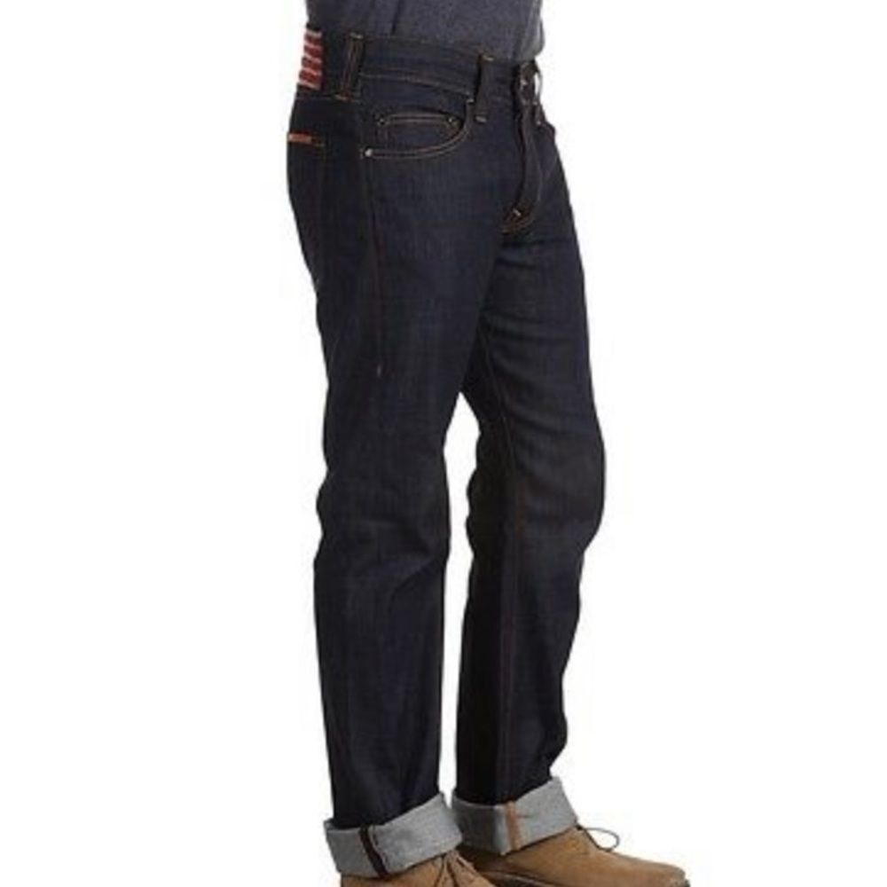 True Religion Rocco Straight Leg Denim Dark Blue Jeans 100% Cotton Men’s size 28